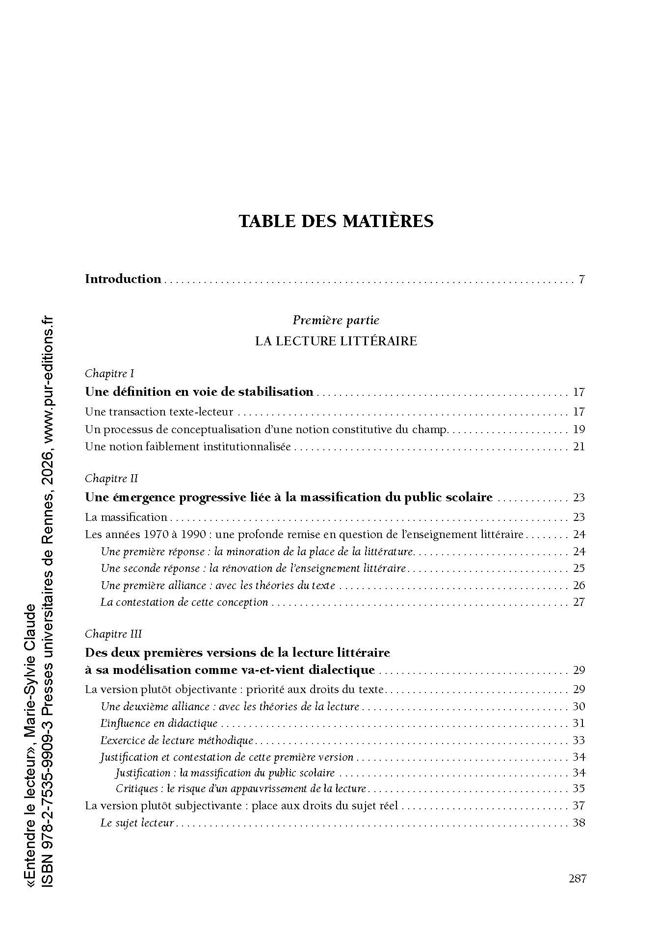 Entendre le lecteur Pour une approche socio-didactique de la lecture littéraire au collège et au lycée - Image 7