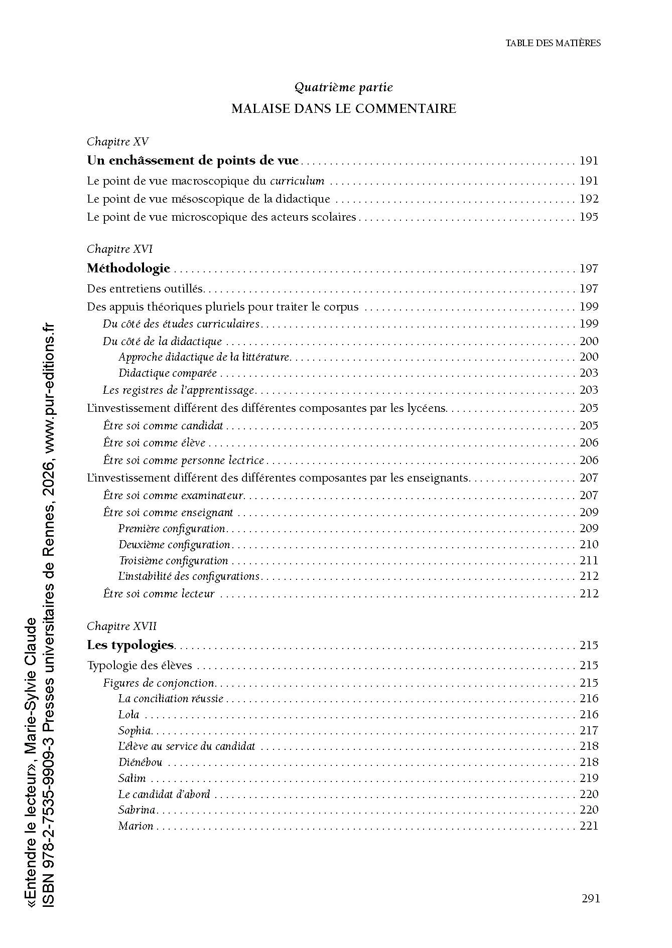 Entendre le lecteur Pour une approche socio-didactique de la lecture littéraire au collège et au lycée - Image 8