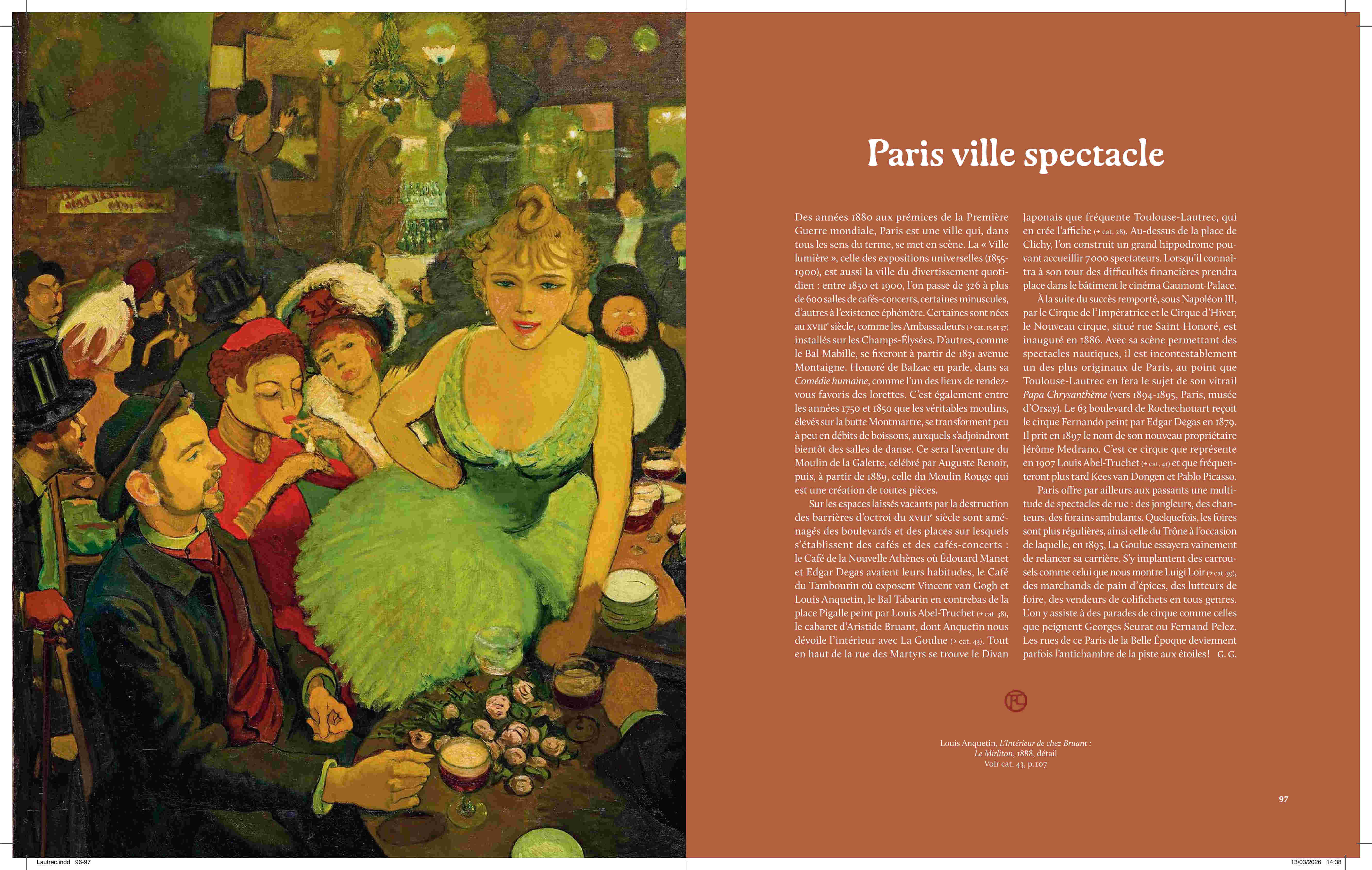 Toulouse-Lautrec (catalogue officiel d'exposition) - Image 18
