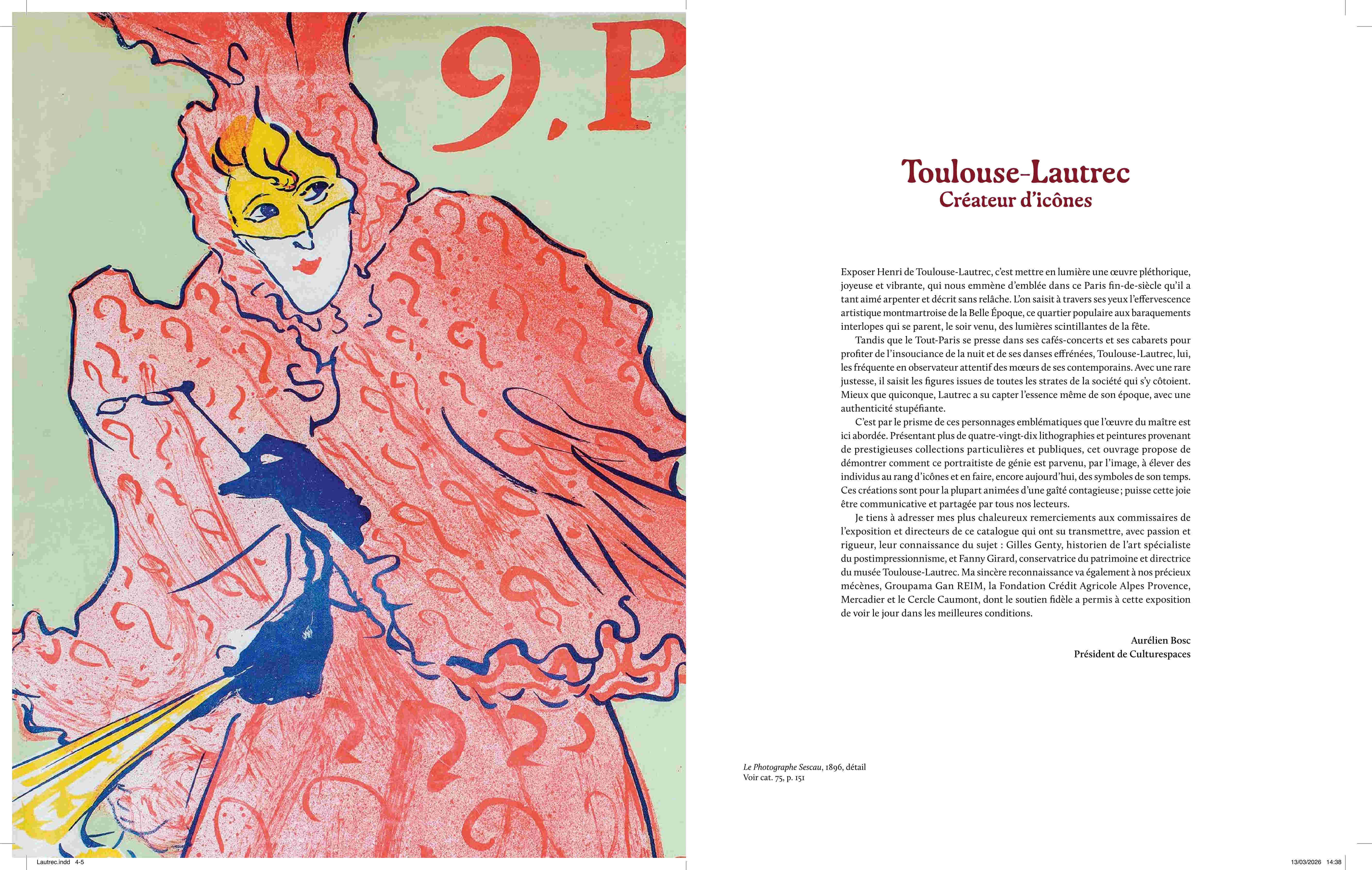 Toulouse-Lautrec (catalogue officiel d'exposition) - Image 2