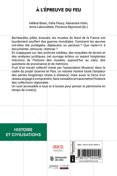 À l'épreuve du feu, Les musées du Nord de la France face aux guerres mondiales - Image 2