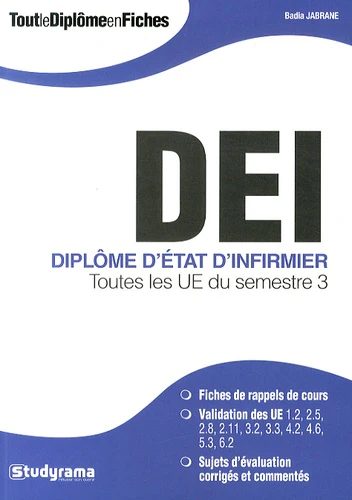 Dei Diplôme d'état d'infirmier (semestre 3) - Image 2
