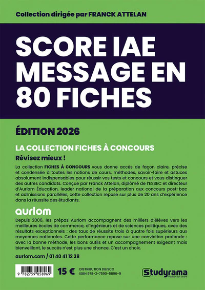 Le Score IAE Message en 80 fiches - Image 2