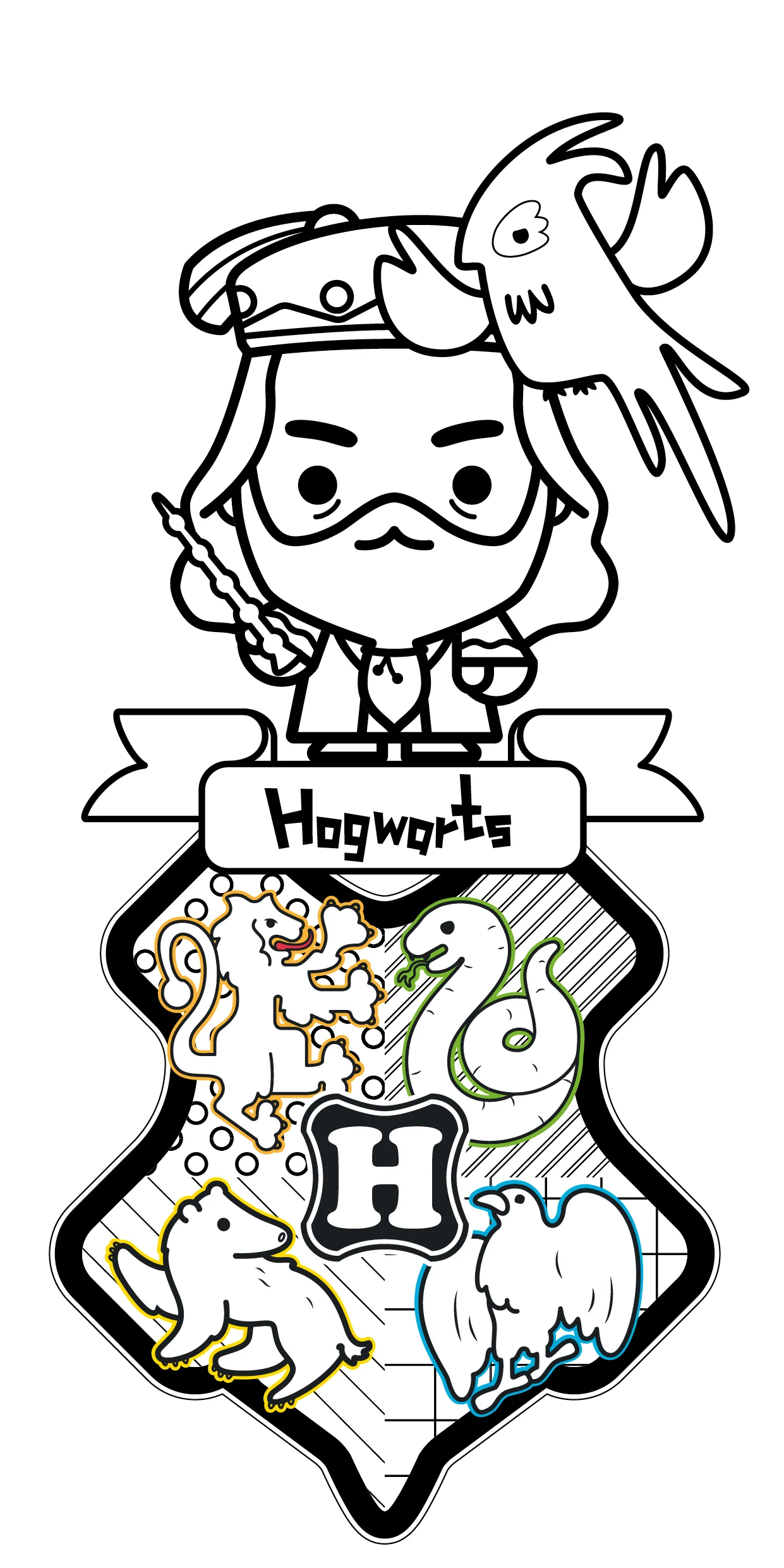 Harry Potter - Mes coloriages mignons Harry et ses amis - Image 4