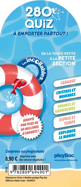 Les Incollables - 280 quiz pour réviser - De la TPS à la PS - 2/3 ans - Image 2