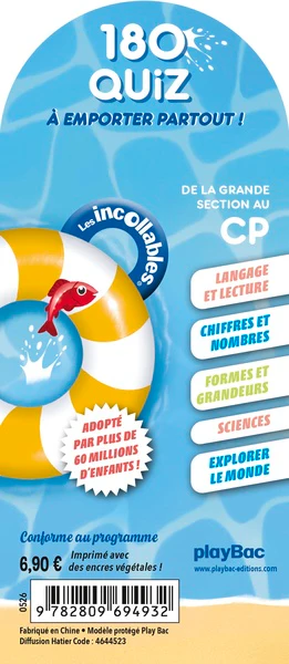 Les Incollables - 180 quiz pour réviser - De la GS au CP - 5/6 ans - Image 2