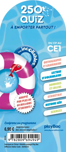 Les Incollables - 250 quiz pour réviser - Du CP au CE1 - 6/7 ans - Image 2