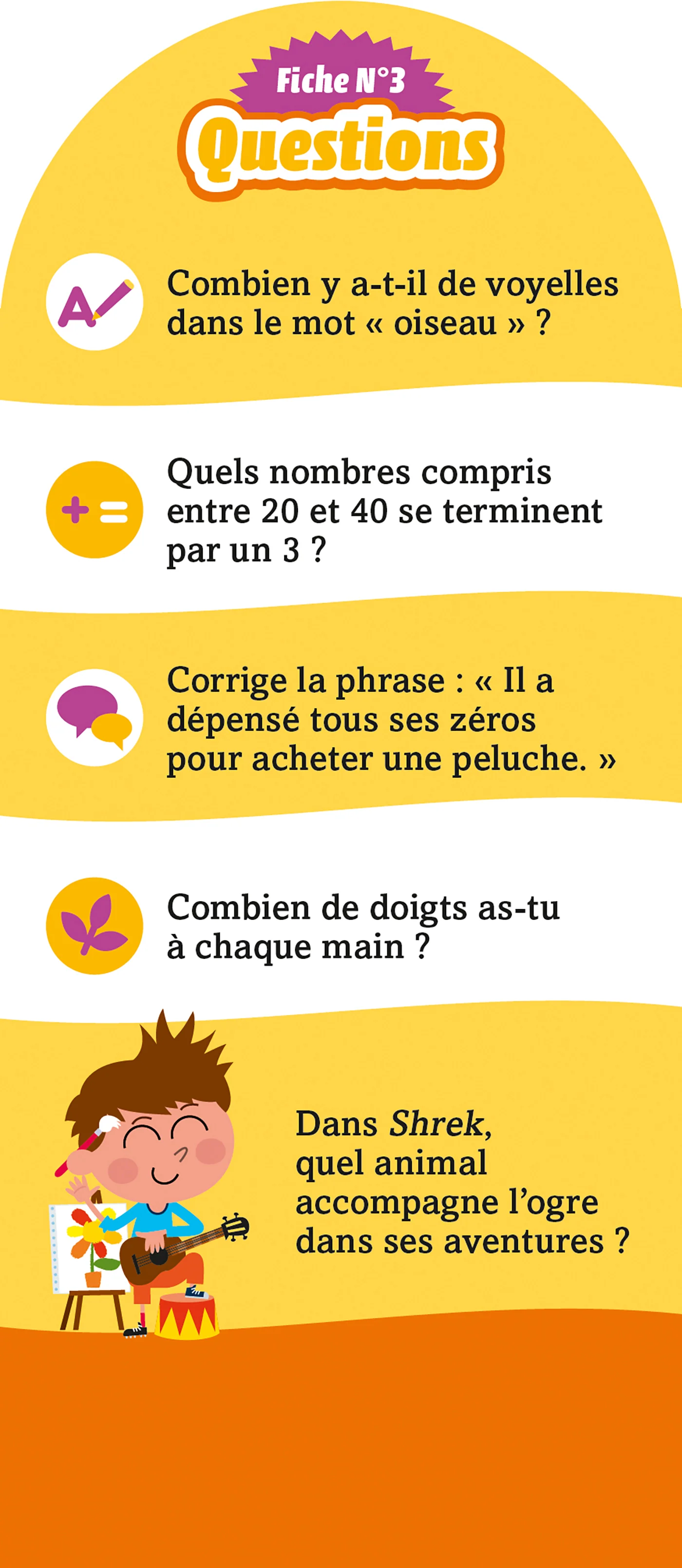 Les Incollables - 250 quiz pour réviser - Du CP au CE1 - 6/7 ans - Image 5