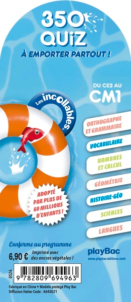 Les Incollables - 350 quiz pour réviser - Du CE2 au CM1 - 8/9 ans - Image 2