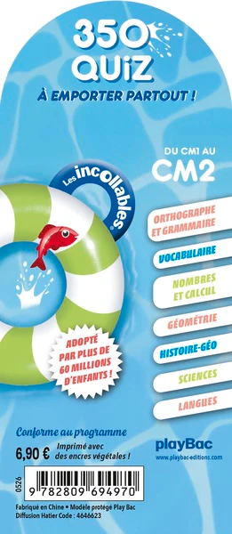 Les Incollables - 350 quiz pour réviser - Du CM1 au CM2 - 9/10 ans - Image 2
