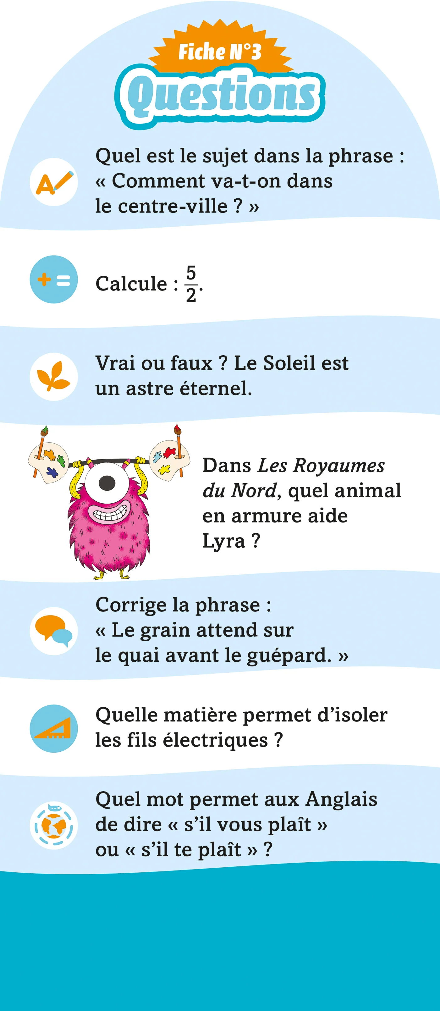Les Incollables - 350 quiz pour réviser - Du CM1 au CM2 - 9/10 ans - Image 7
