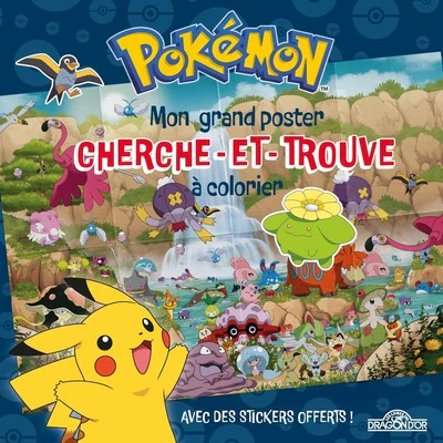 Pokémon - Mon grand poster cherche-et-trouve à colorier - Image 4