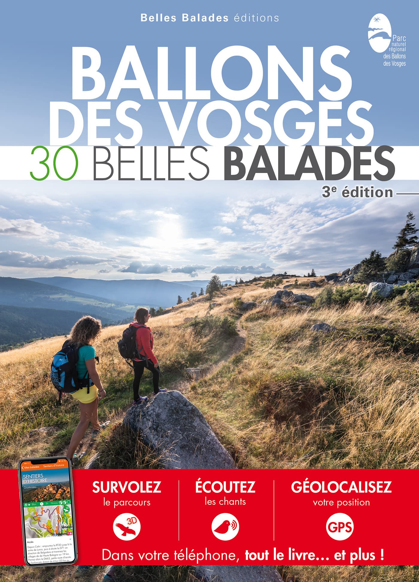 BALLONS DES VOSGES : 30 BELLES BALADES - Image 2