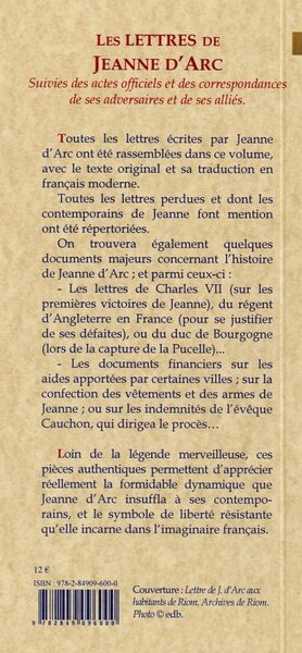 Les lettres de Jeanne d'Arc - Image 2