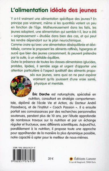 L'alimentation idéale des jeunes - Comment favoriser l'équilibre physique et mental des enfants, adolescents ou jeunes adultes - Image 2