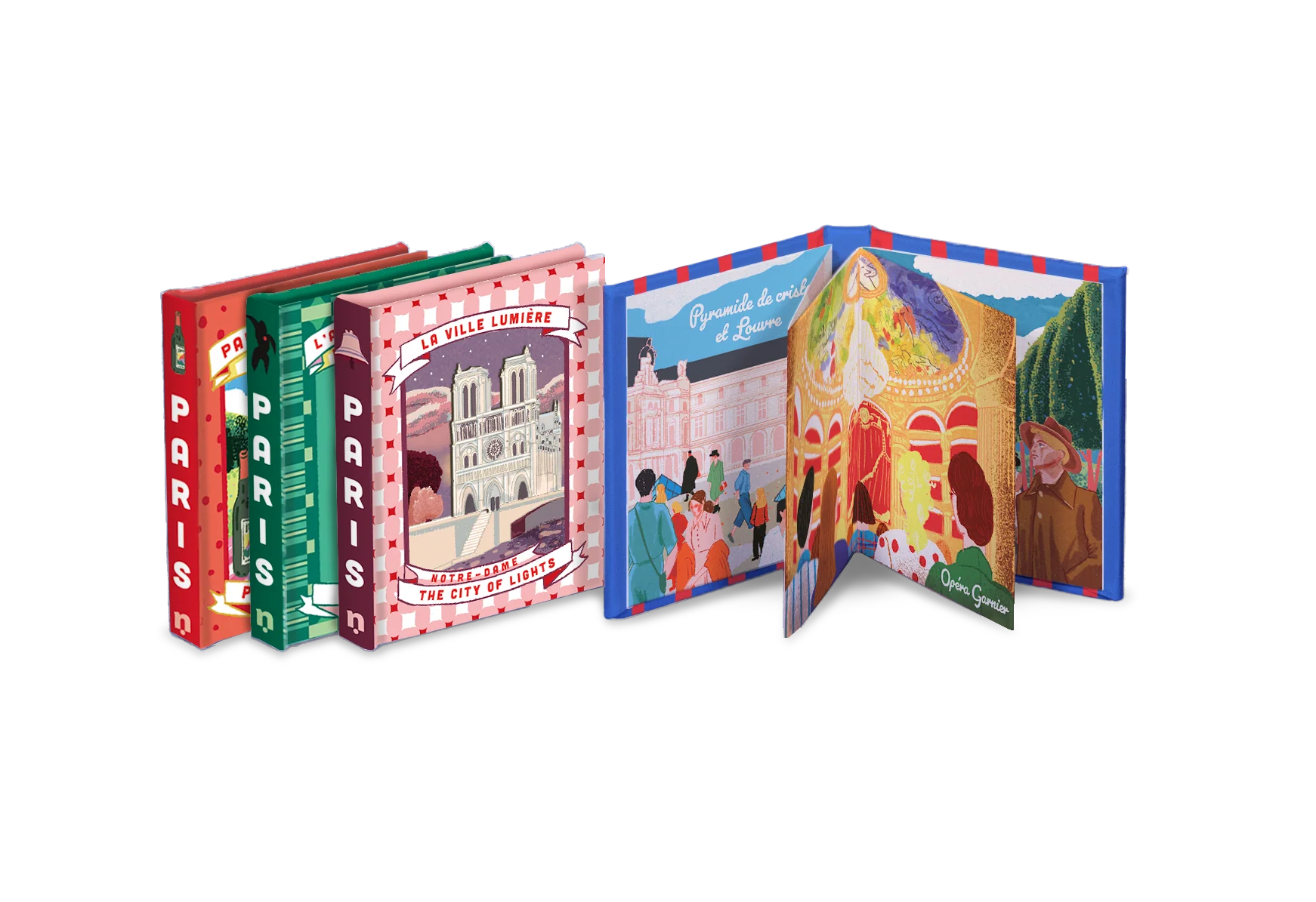 Paris - Livres magnétiques - 1 coffret, 4 magnets - Image 2