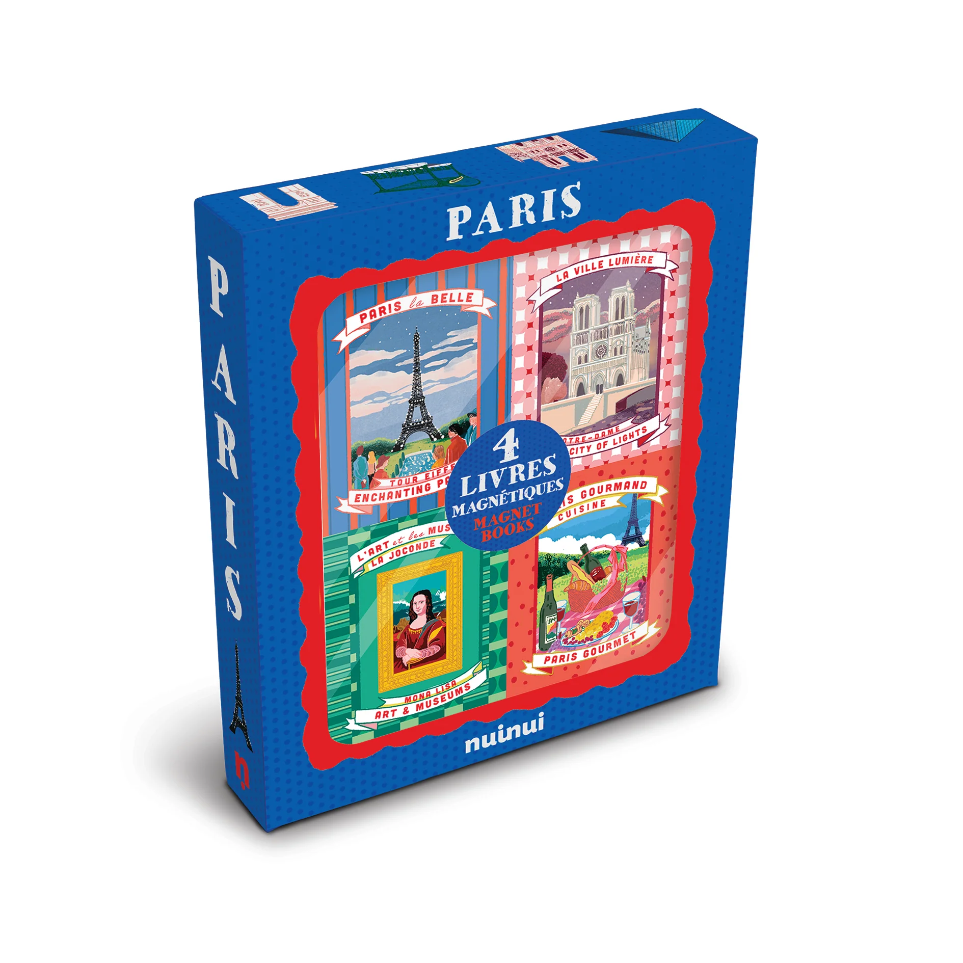 Paris - Livres magnétiques - 1 coffret, 4 magnets - Image 3