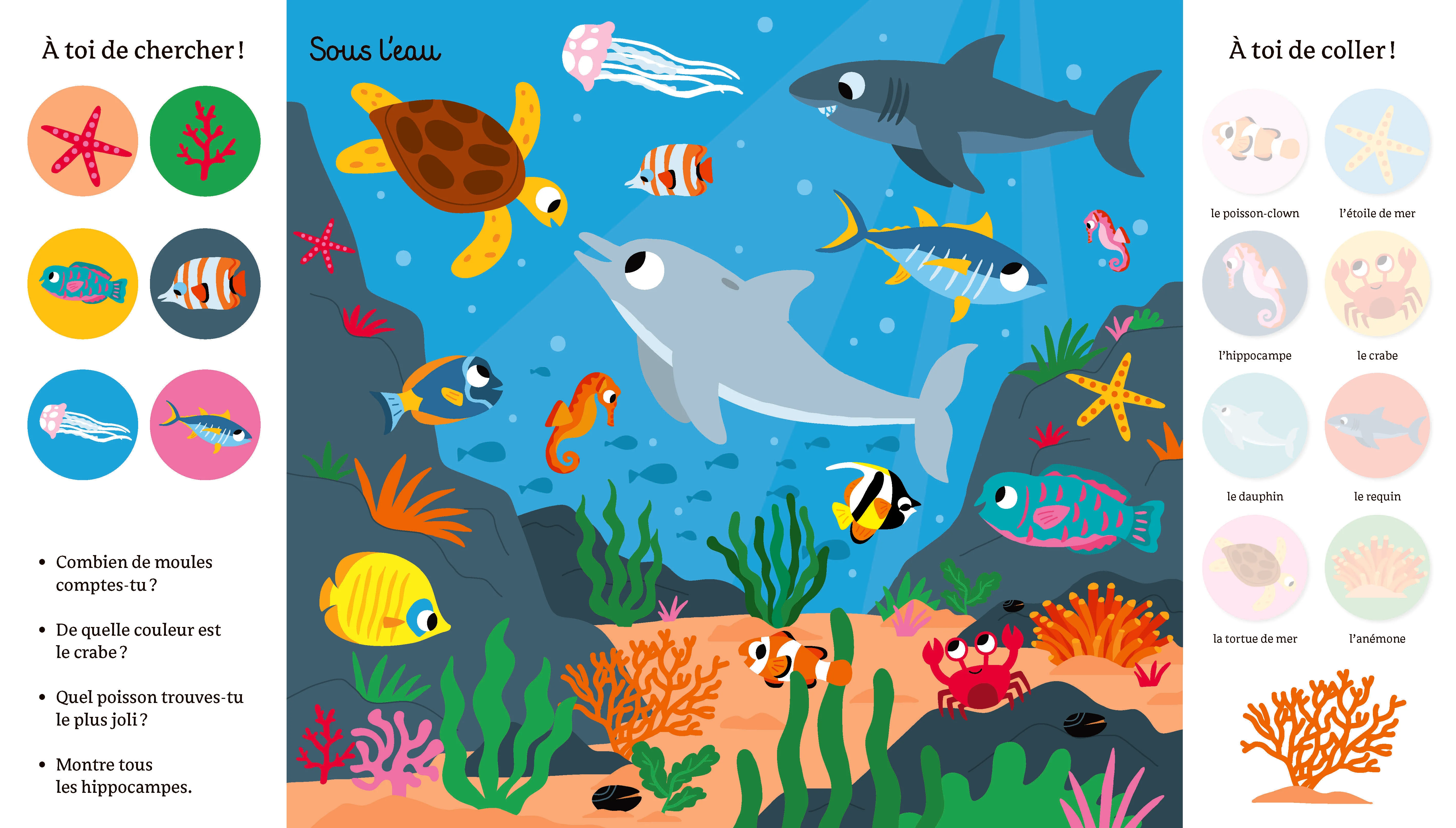 101 choses à trouver et à coller : Les animaux du monde - Image 2