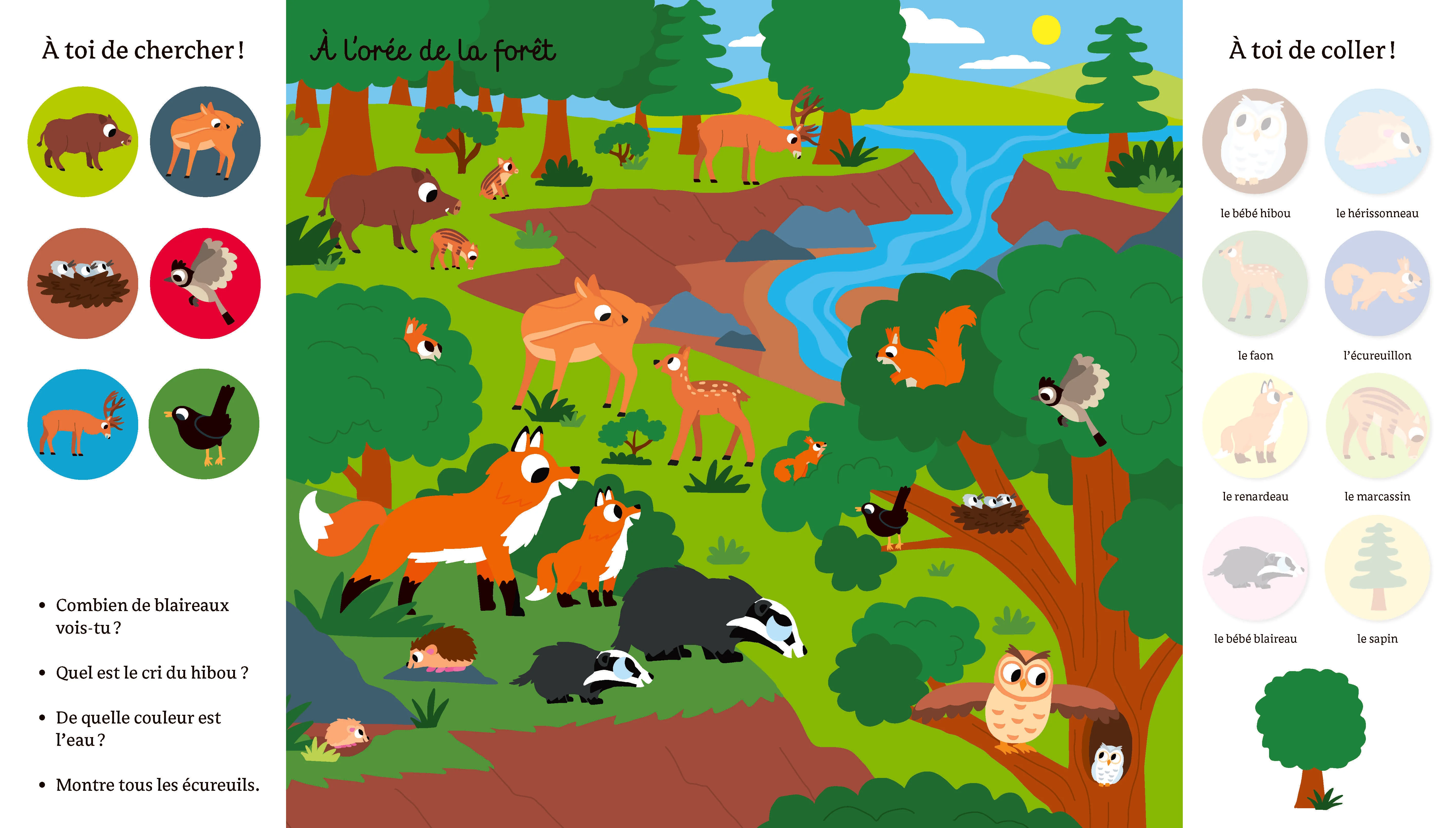 101 choses à trouver et à coller - Les bébés animaux - Image 3