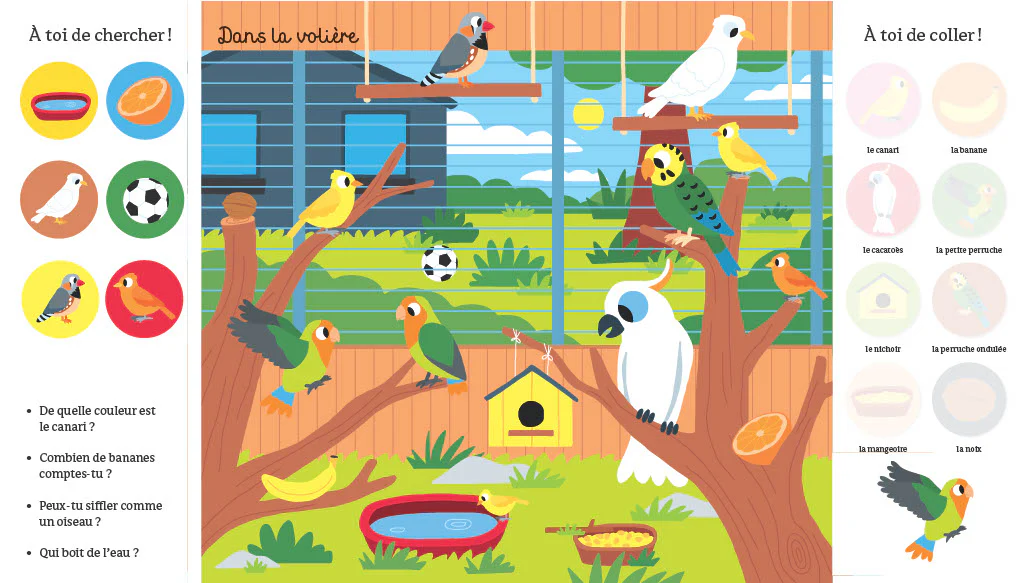 101 choses à trouver et à coller : Les animaux familiers - Image 2