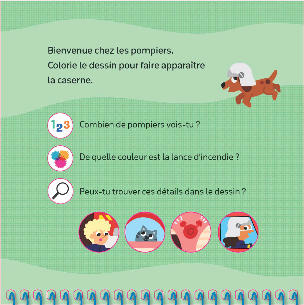 Mes dessins magiques - Les pompiers - Image 2