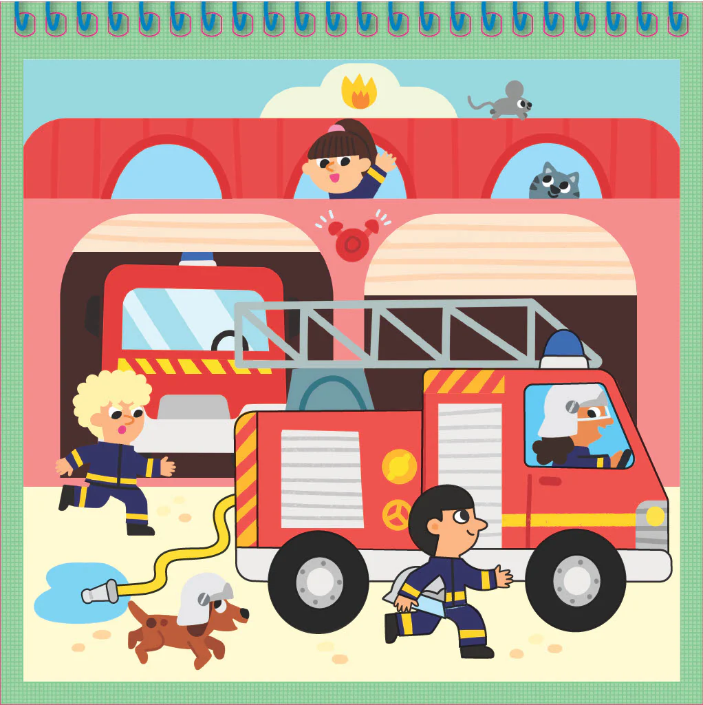 Mes dessins magiques - Les pompiers - Image 3