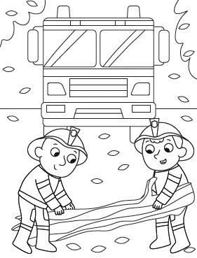 Bloc à colorier - Les véhicules d'urgence - Image 2
