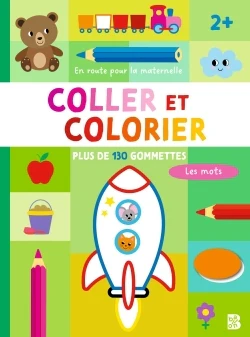 ERPM Coller et colorier - Les mots 2+