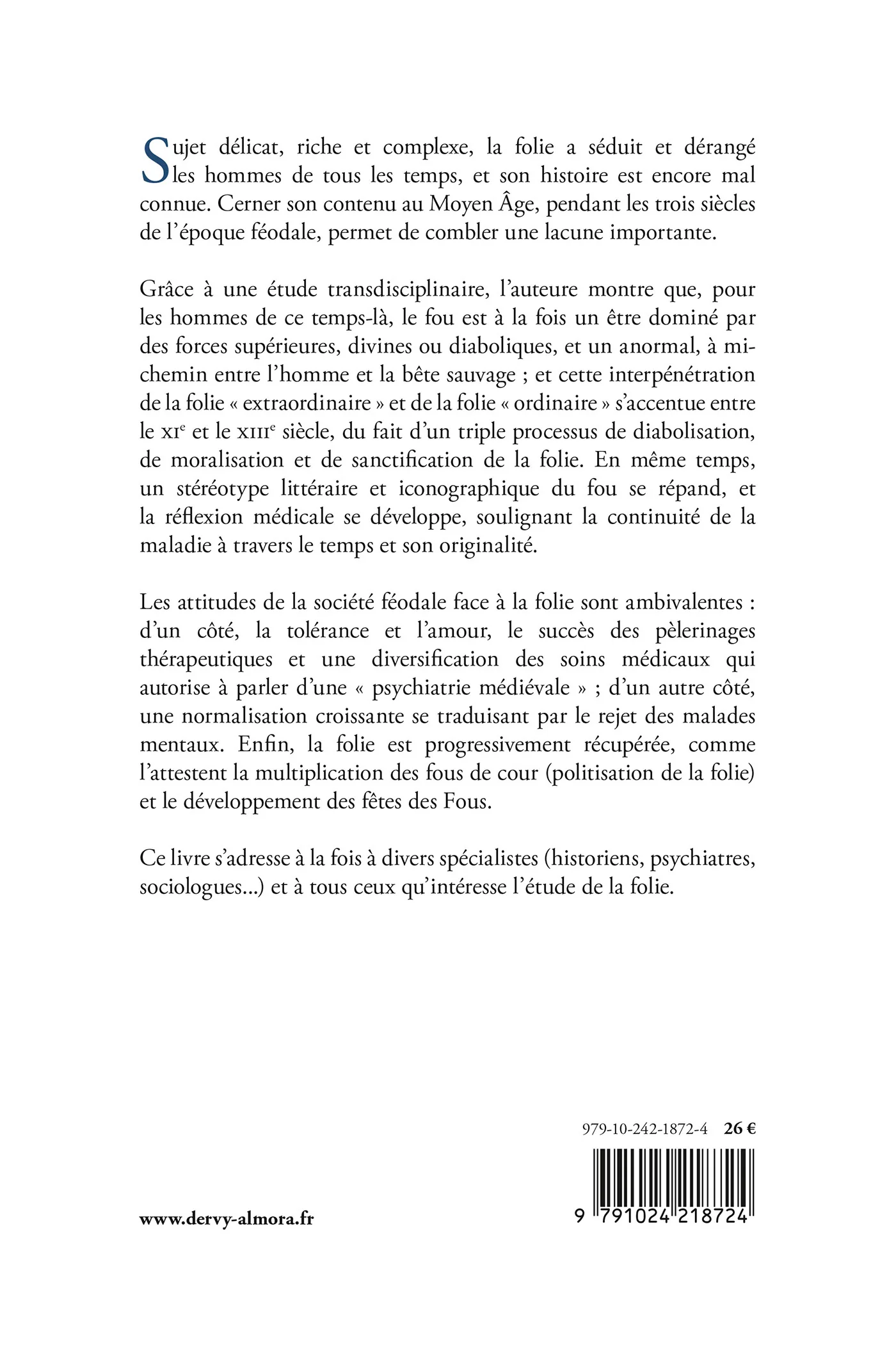 La Folie au Moyen Âge - XIe-XIIIe siècles - Image 2