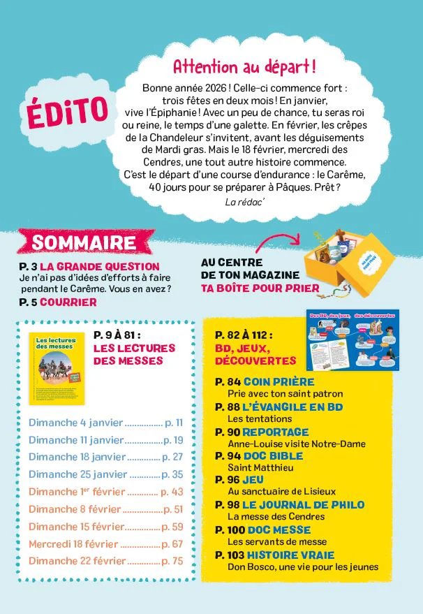 Prions en Eglise Junior - janvier février 2026 N° 128 - Image 2
