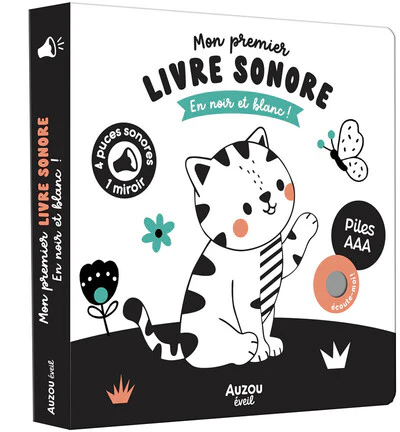 Mon premier livre sonore en noir et blanc !
