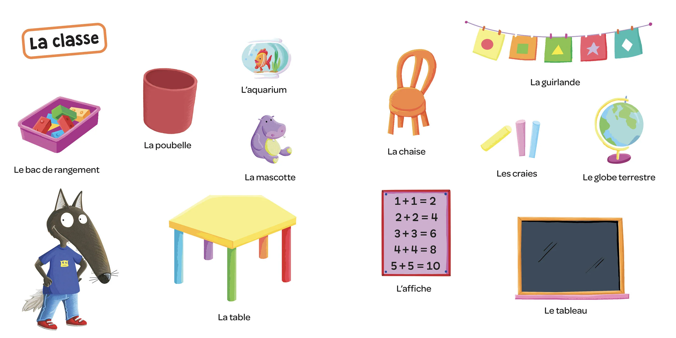 P'tit loup - Mes 100 mots de l'école - Image 2
