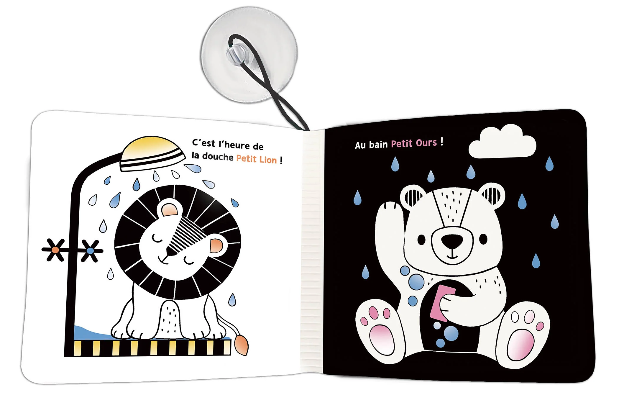 Mon premier livre de bain magique - En noir et blanc ! - Image 2