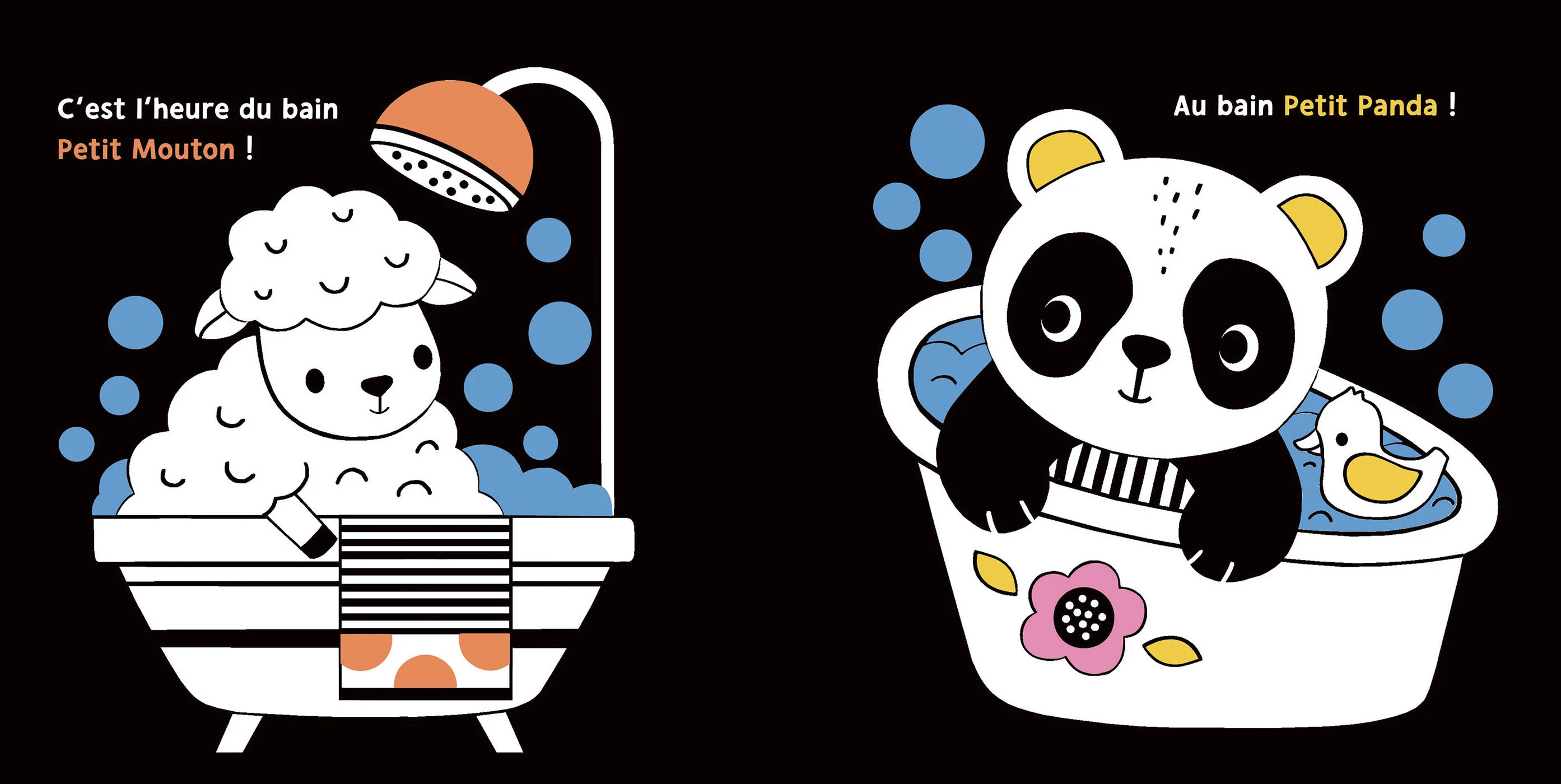 Mon premier livre de bain magique - En noir et blanc ! - Image 3