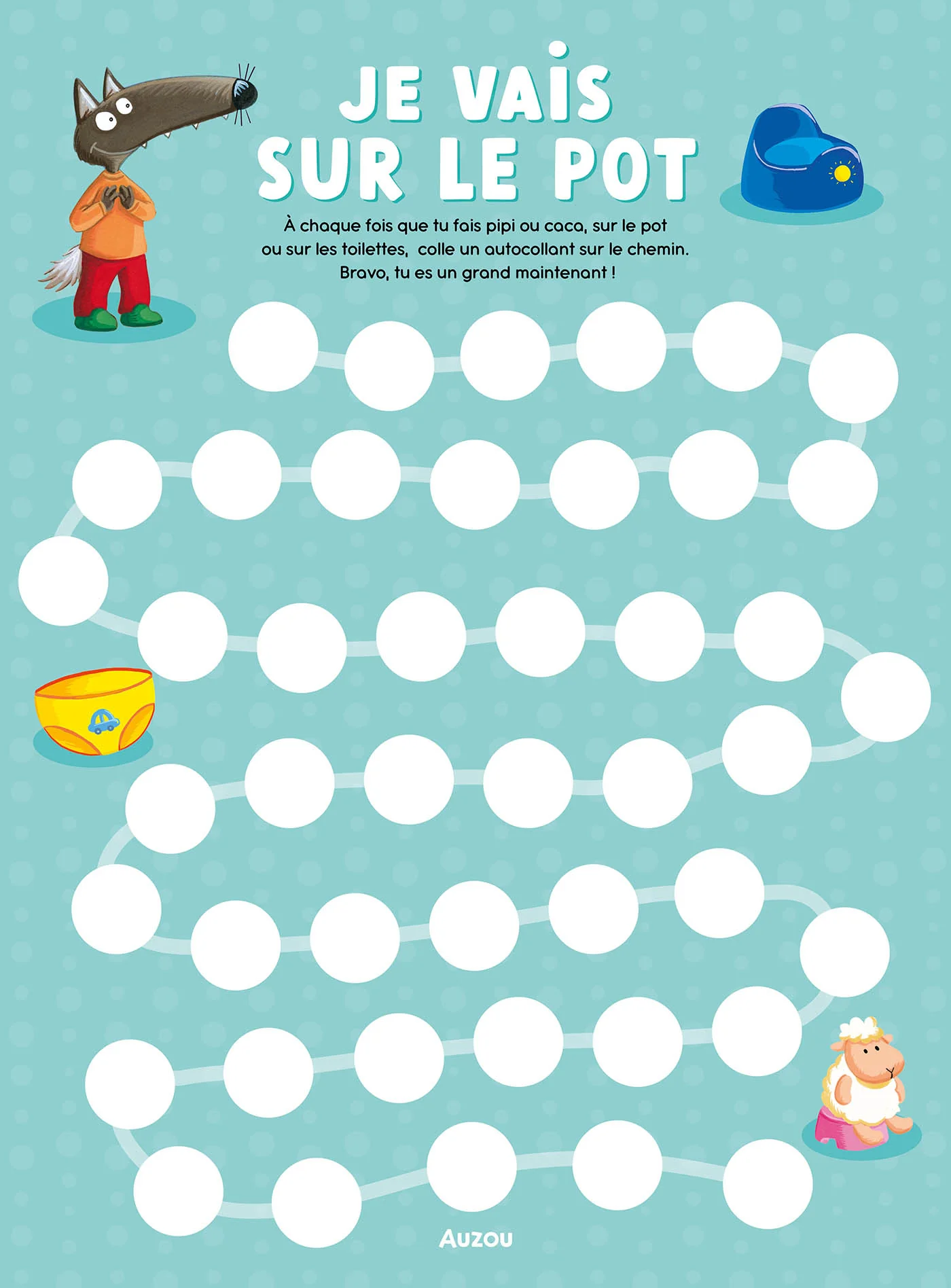 P'tit loup - Mon cahier d'activités - Je vais sur le pot - Image 4