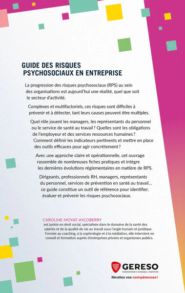 Guide des risques psychosociaux en entreprise: Dispositifs juridiques - Leviers d'action - Fiches pratiques - Image 2