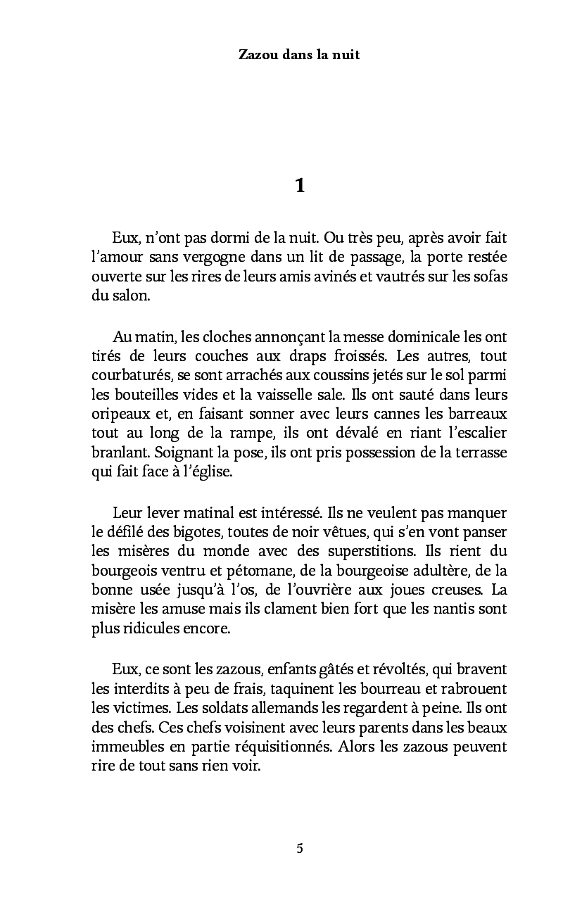 Zazou dans la nuit - Image 2