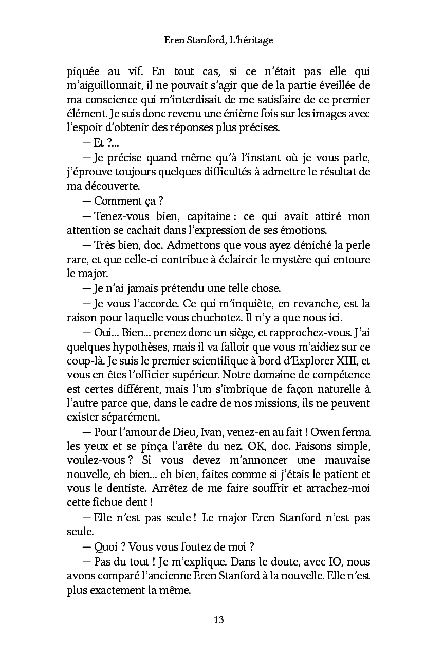 Eren Stanford, L'héritage - Image 10