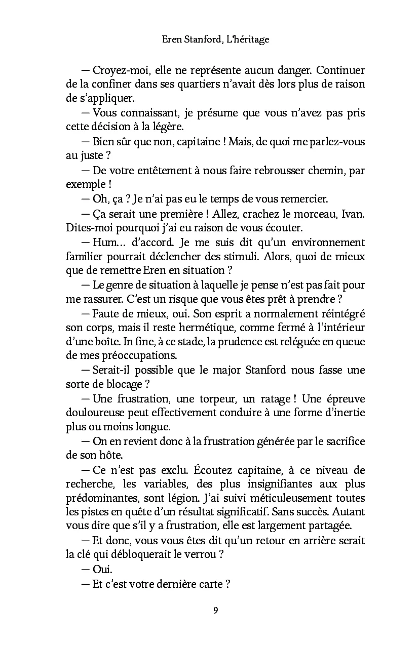 Eren Stanford, L'héritage - Image 17