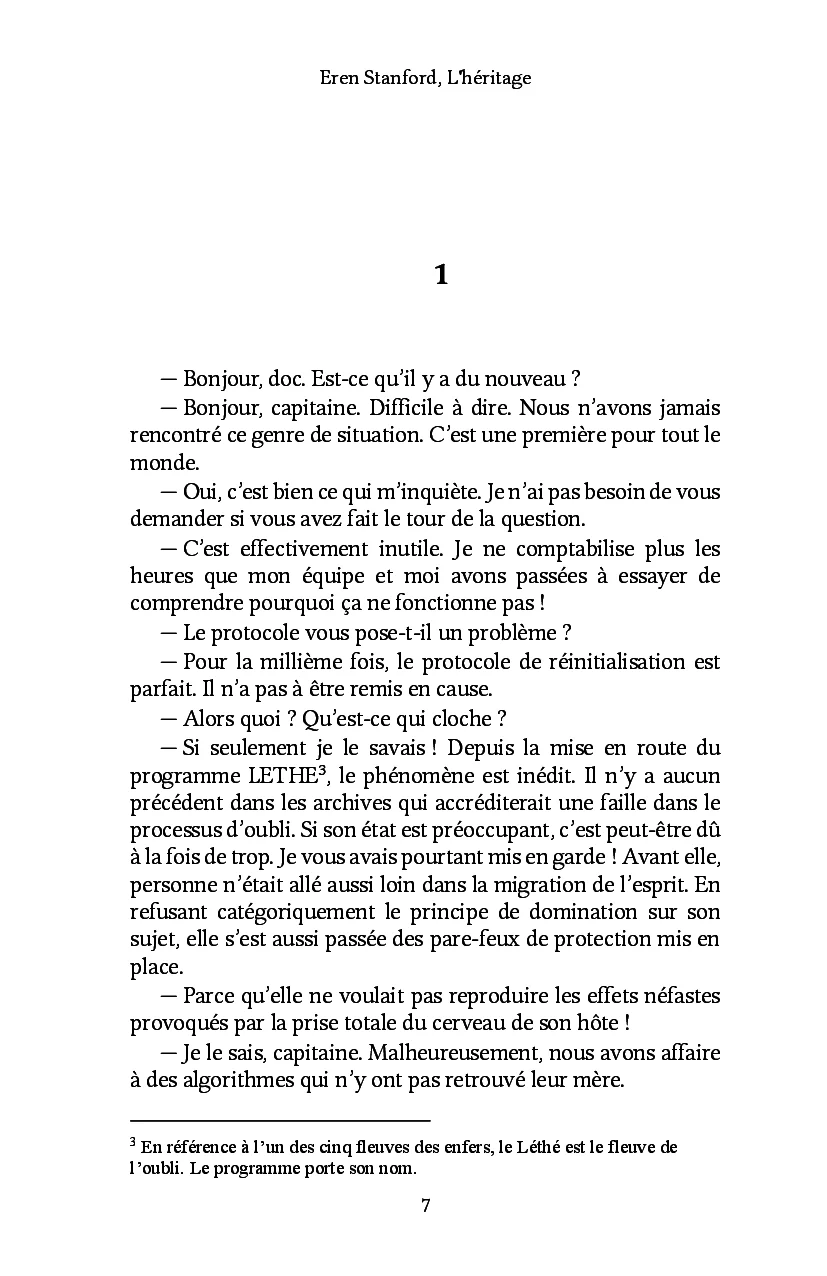 Eren Stanford, L'héritage - Image 4