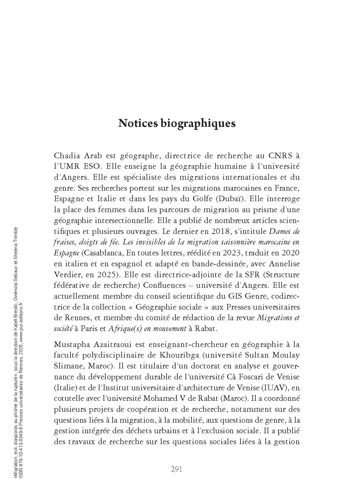 Migration, exil, diasporas au prisme de la rupture - Image 7