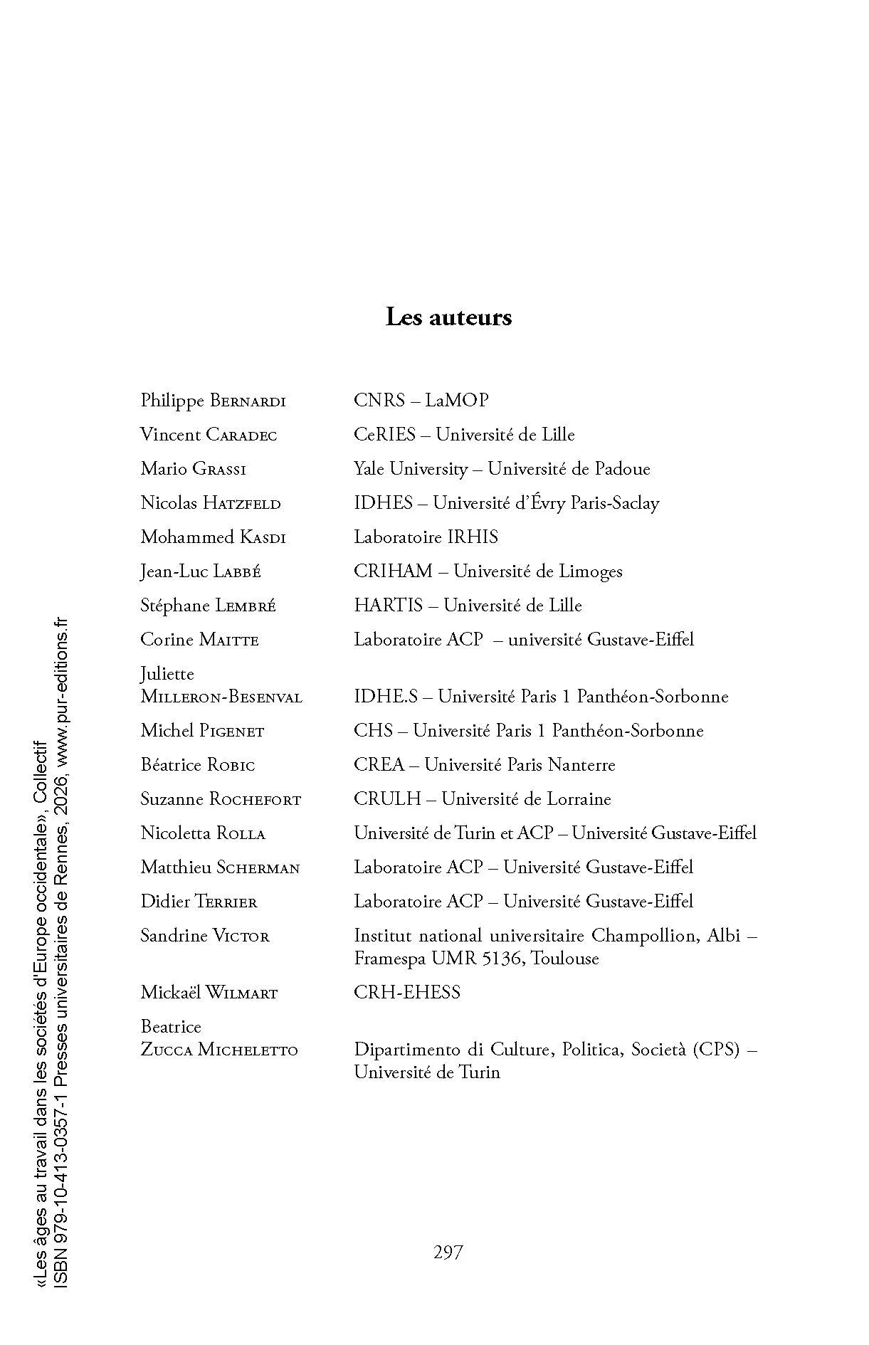 Les âges au travail dans les sociétés d'Europe occidentale, XIVe-XXe siècle - Image 3