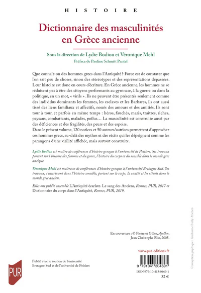 Dictionnaire des masculinités en Grèce ancienne - Image 2