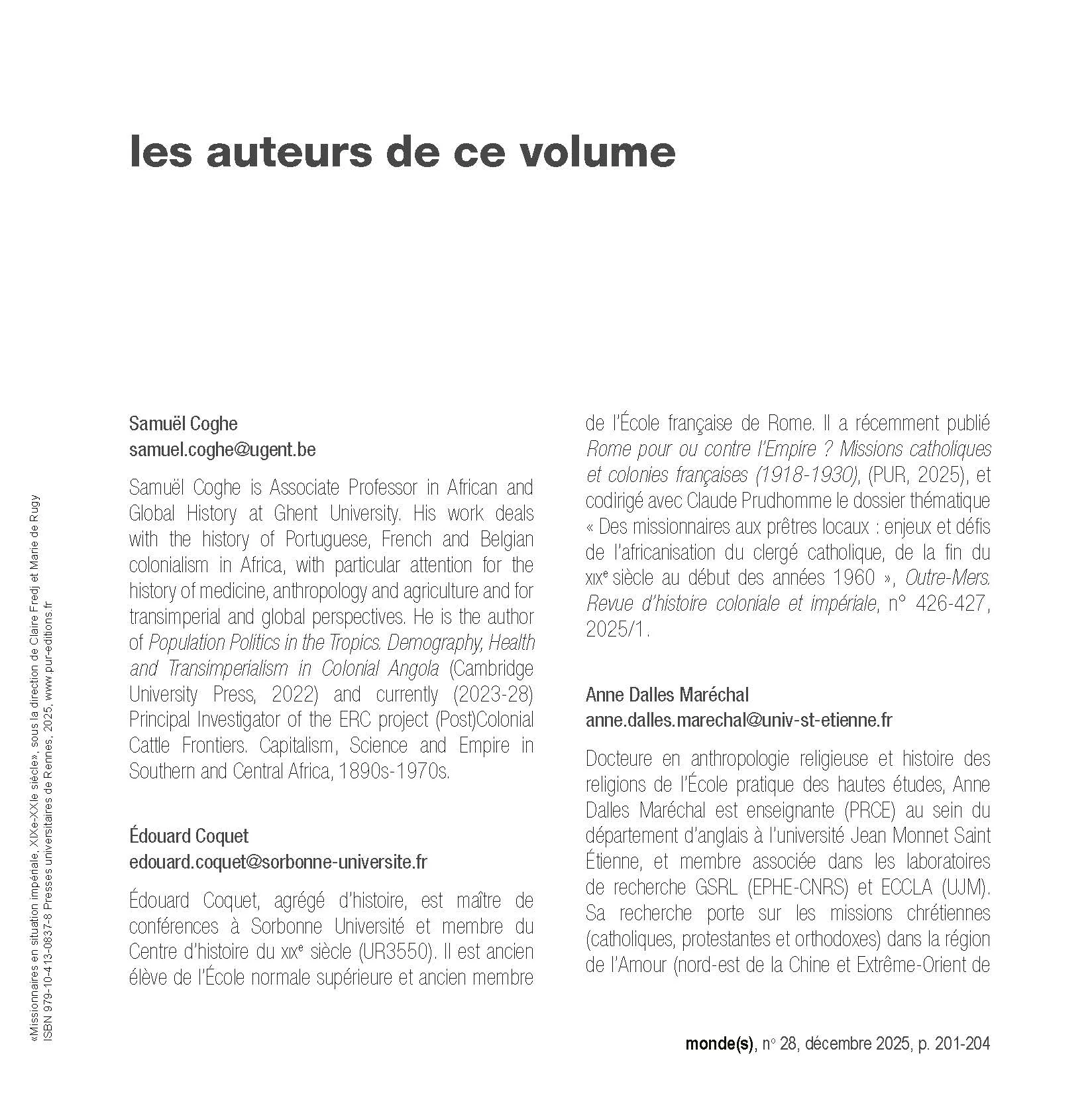 Missionnaires catholiques en situation impériale, XIXe-XXIe siècle - Image 4