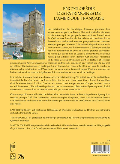 Encyclopédie des patrimoines de l'Amérique française - Image 2