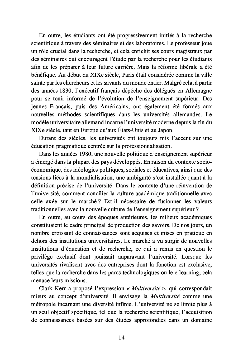 Quelle est la nature et la fonction de l'enseignement supérieur dans notre société contemporaine ? - Image 22
