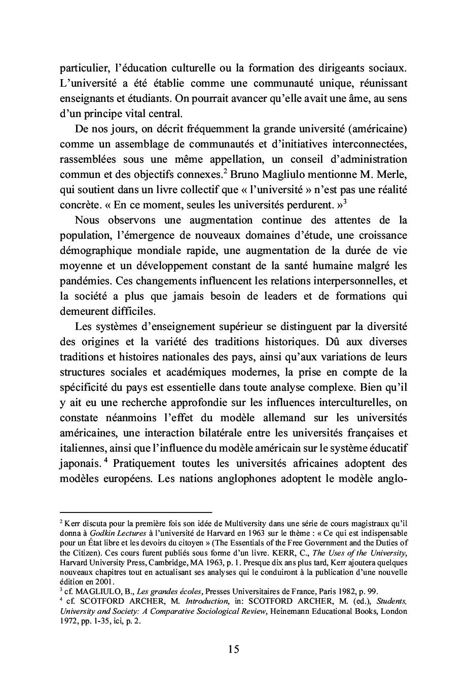 Quelle est la nature et la fonction de l'enseignement supérieur dans notre société contemporaine ? - Image 23