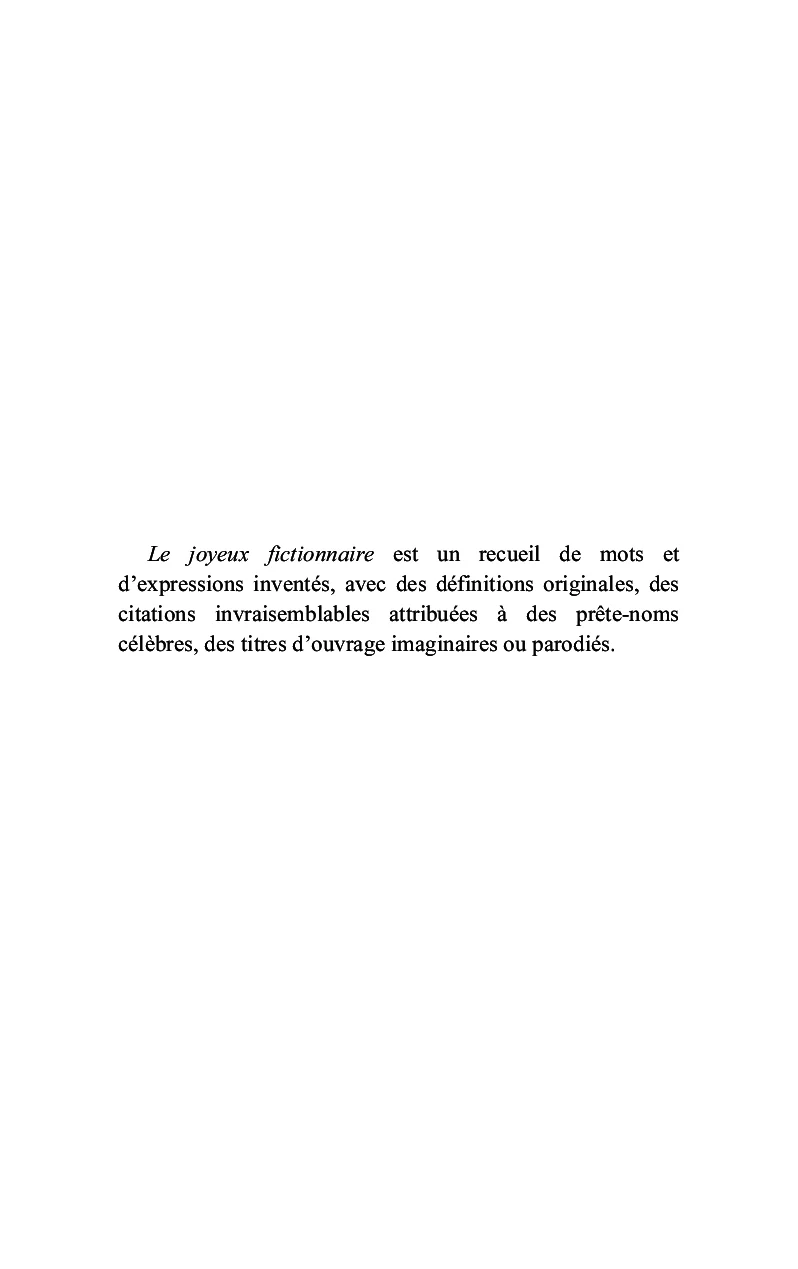 Le joyeux fictionnaire - Image 5
