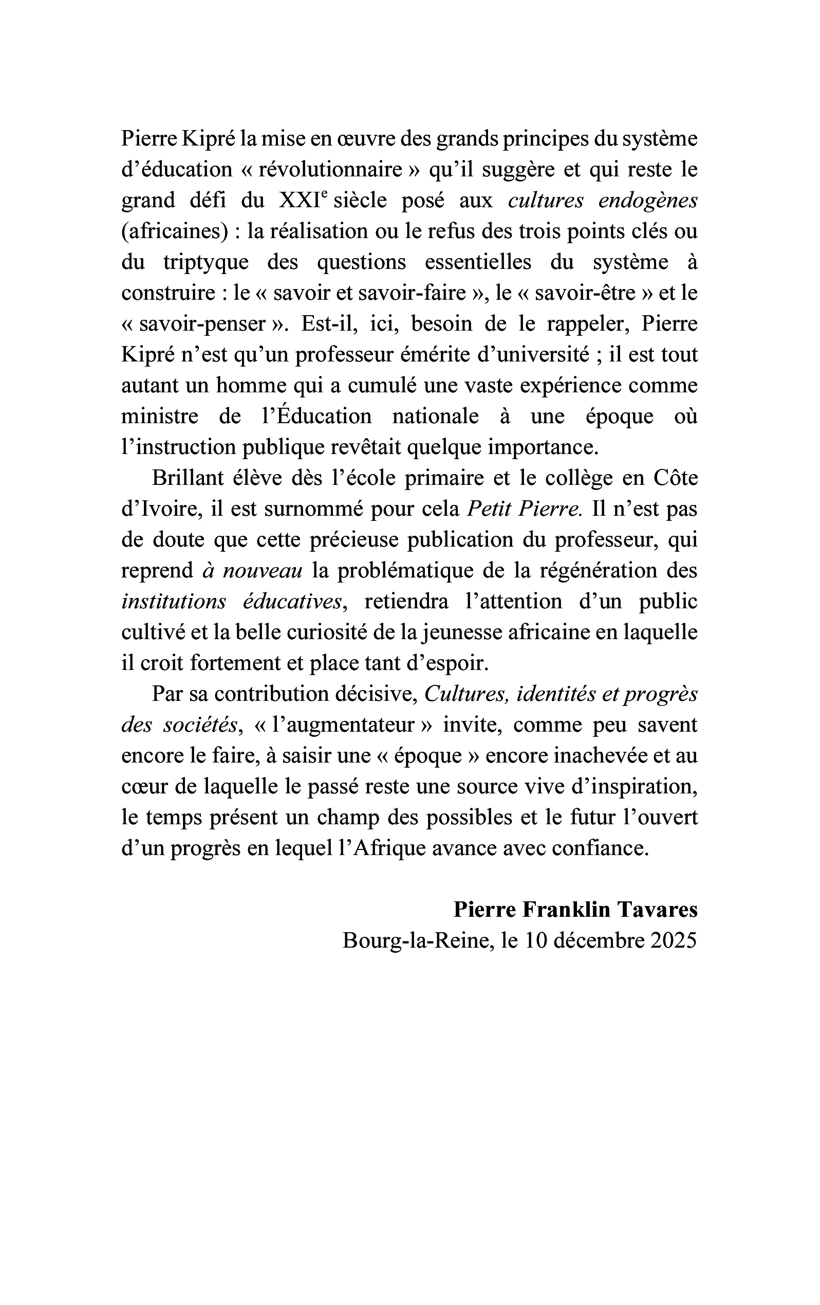 Cultures, identités et progrès des sociétés - Image 10