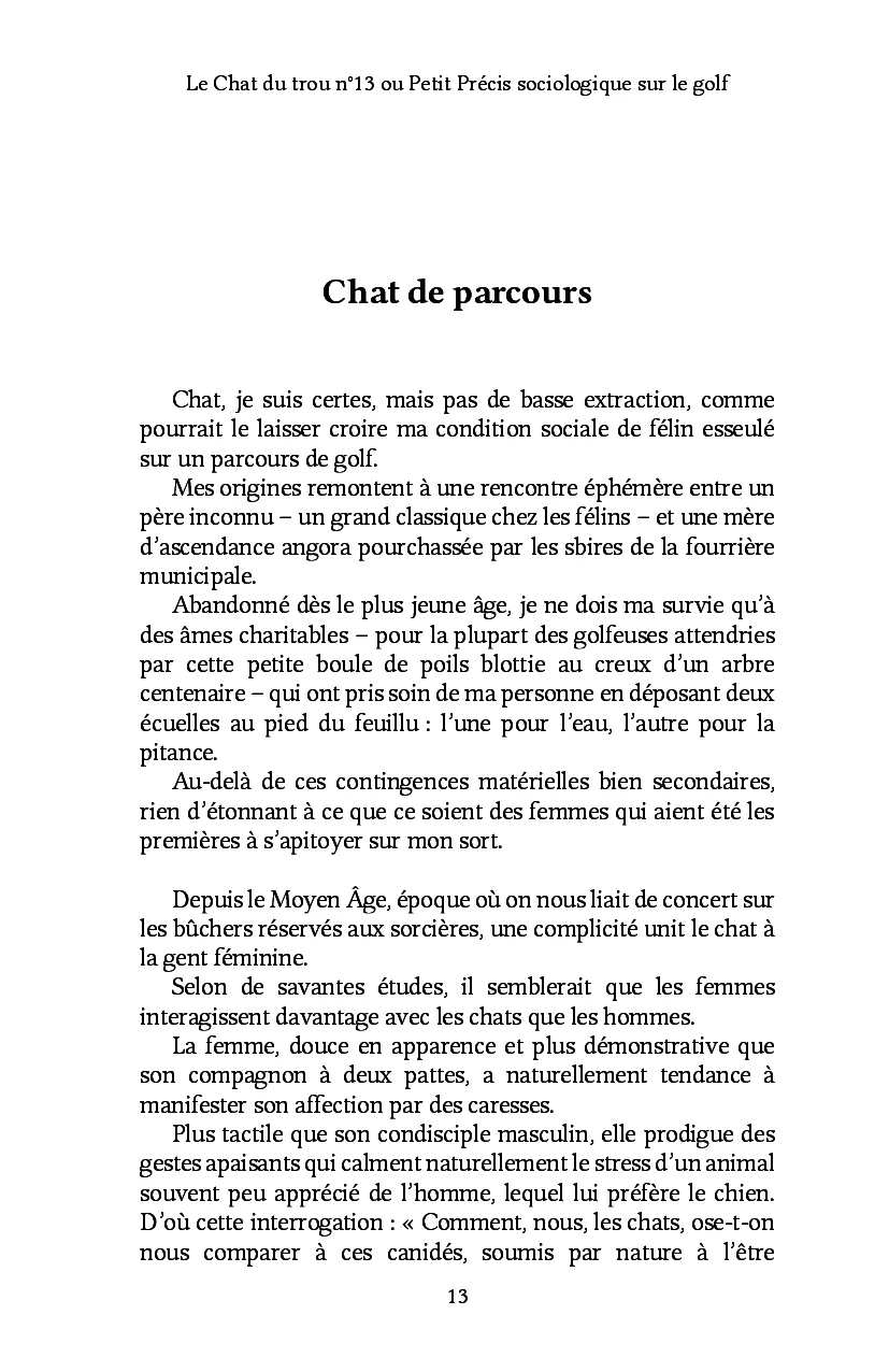 Le Chat du trou n°13 ou Petit Précis sociologique sur le golf - Image 8